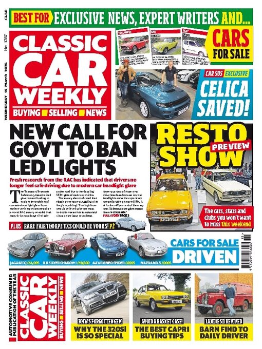 Title details for Classic Car Weekly by H BAUER PUBLISHING LIMITED - Available